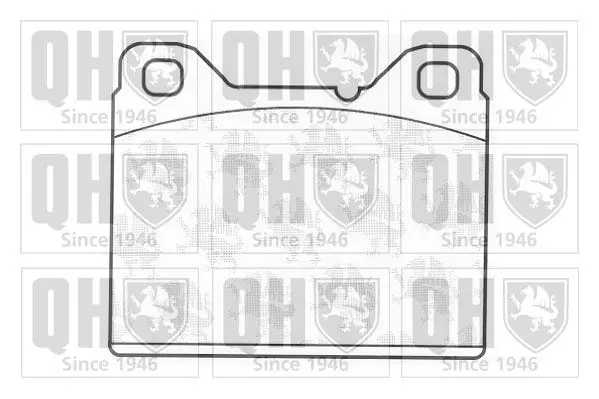 Handler.Part Brake pad set, disc brake QUINTON HAZELL BP149 1