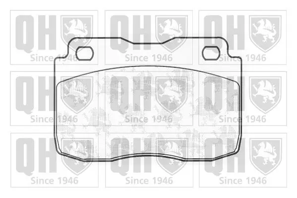 Handler.Part Brake pad set, disc brake QUINTON HAZELL BP375 1