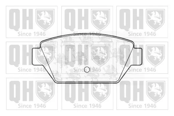 Handler.Part Brake pad set, disc brake QUINTON HAZELL BP513 1