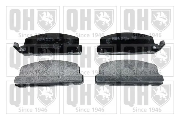 Handler.Part Brake pad set, disc brake QUINTON HAZELL BP553 1