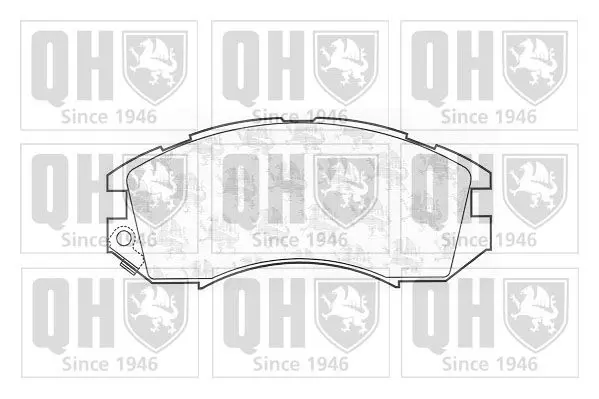 Handler.Part Brake pad set, disc brake QUINTON HAZELL BP721 1