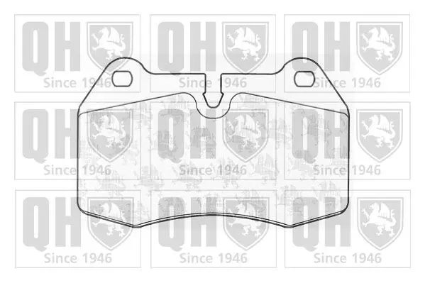 Handler.Part Brake pad set, disc brake QUINTON HAZELL BP902 1