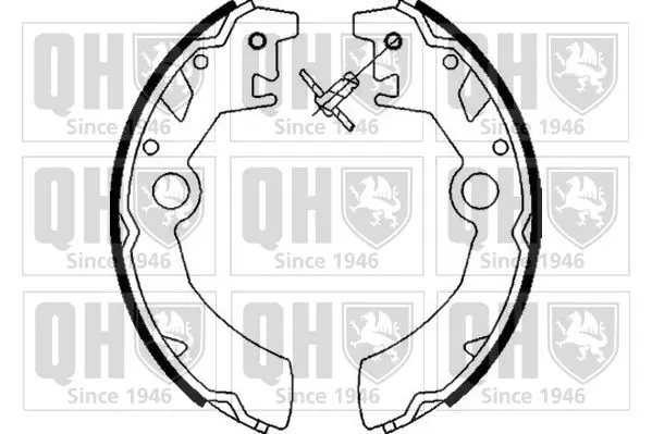 Handler.Part Brake shoe set QUINTON HAZELL BS1046 1