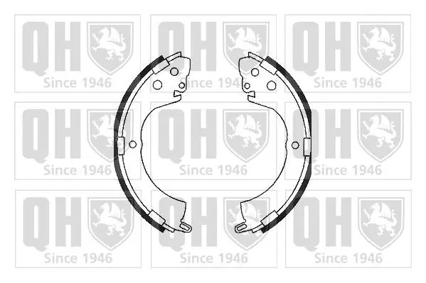 Handler.Part Brake shoe set QUINTON HAZELL BS1048 1