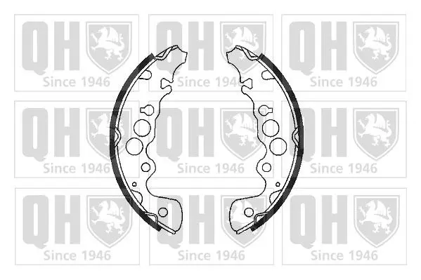 Handler.Part Brake shoe set QUINTON HAZELL BS1050 1