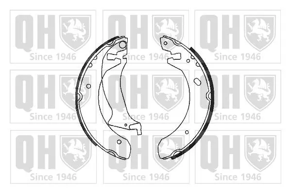 Handler.Part Brake shoe set QUINTON HAZELL BS1053 1