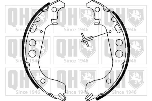 Handler.Part Brake shoe set QUINTON HAZELL BS1058 1