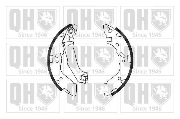 Handler.Part Brake shoe set QUINTON HAZELL BS1066 1