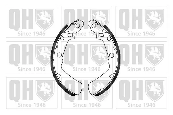 Handler.Part Brake shoe set QUINTON HAZELL BS1070 1