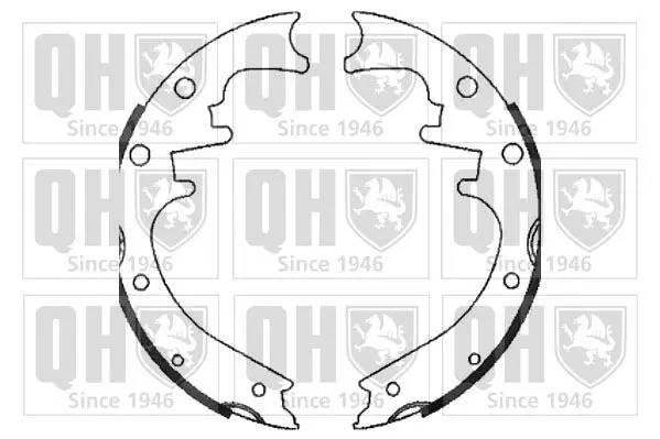 Handler.Part Brake shoe set QUINTON HAZELL BS1072 1