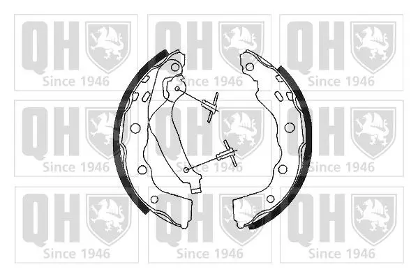 Handler.Part Brake shoe set QUINTON HAZELL BS1084 1