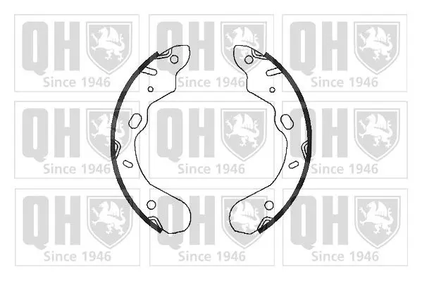 Handler.Part Brake shoe set QUINTON HAZELL BS1088 1