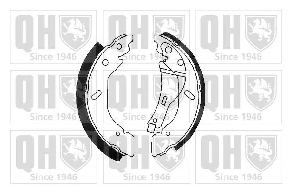 Handler.Part Brake shoe set QUINTON HAZELL BS1092 1