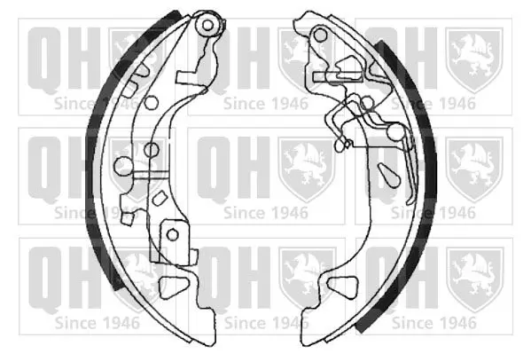 Handler.Part Brake shoe set QUINTON HAZELL BS1108 1