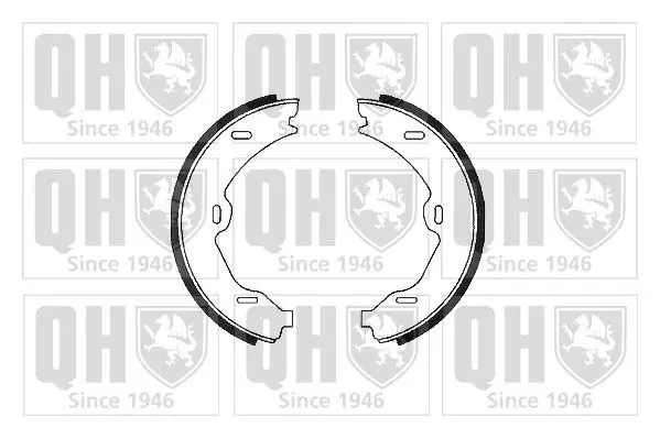 Handler.Part Brake shoe set, parking brake QUINTON HAZELL BS1111 1