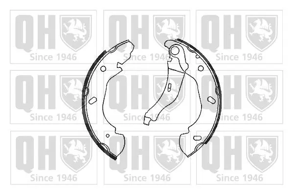 Handler.Part Brake shoe set QUINTON HAZELL BS1117 1