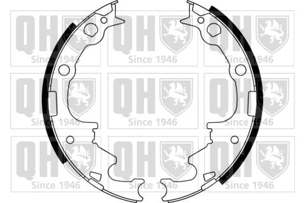 Handler.Part Brake shoe set QUINTON HAZELL BS1131 1