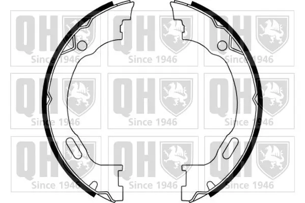 Handler.Part Brake shoe set, parking brake QUINTON HAZELL BS1143 1