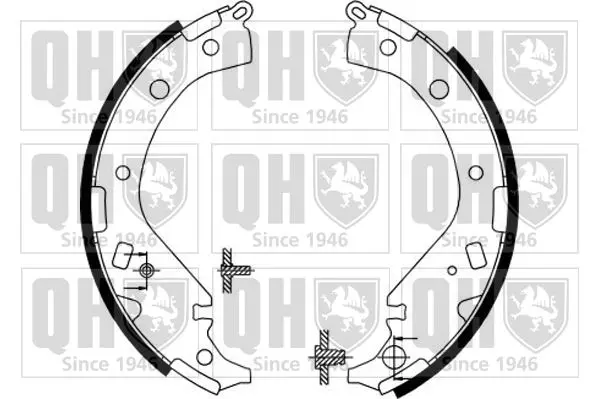 Handler.Part Brake shoe set QUINTON HAZELL BS1147 1