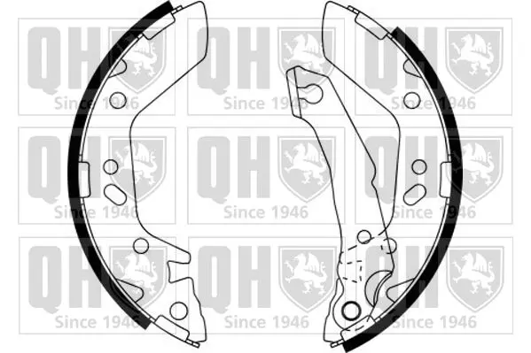 Handler.Part Brake shoe set QUINTON HAZELL BS1149 1