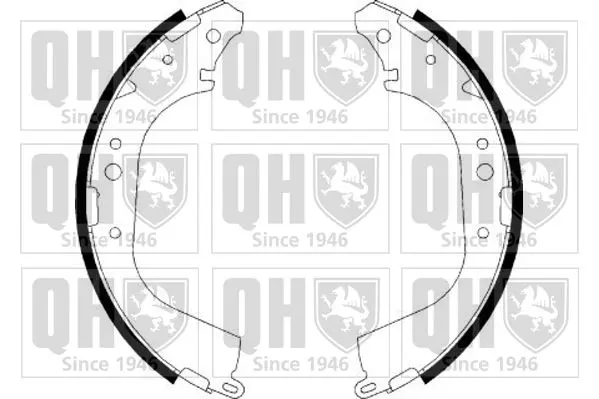 Handler.Part Brake shoe set QUINTON HAZELL BS1151 1