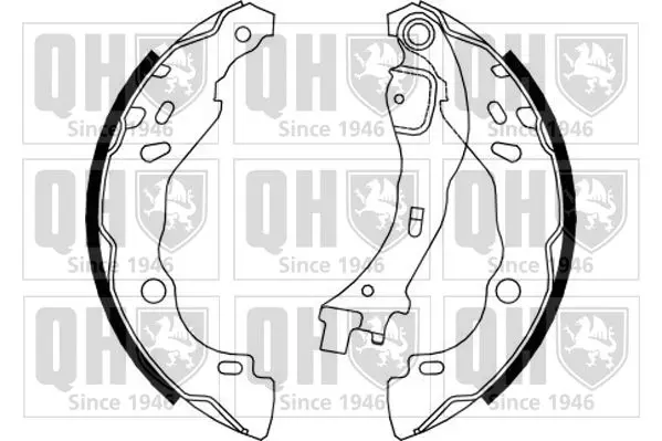 Handler.Part Brake shoe set QUINTON HAZELL BS1156 1