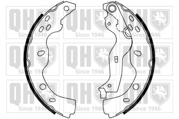 Handler.Part Brake shoe set QUINTON HAZELL BS1164 1