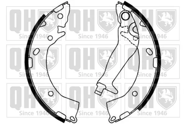 Handler.Part Brake shoe set QUINTON HAZELL BS1173 1