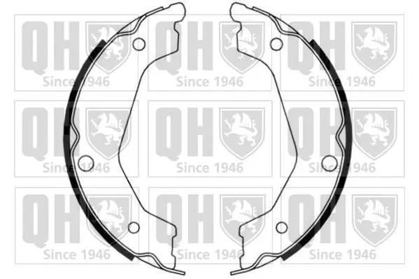 Handler.Part Brake shoe set, parking brake QUINTON HAZELL BS1176 1