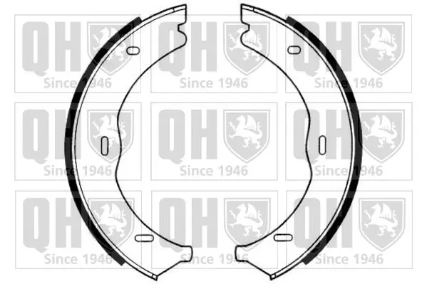 Handler.Part Brake shoe set, parking brake QUINTON HAZELL BS1177 1