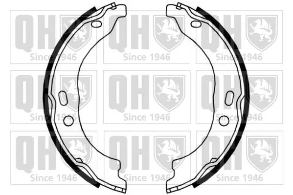 Handler.Part Brake shoe set, parking brake QUINTON HAZELL BS1184 1