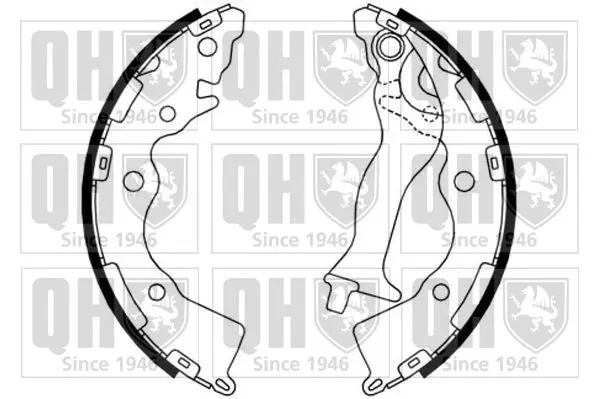 Handler.Part Brake shoe set QUINTON HAZELL BS1185 1