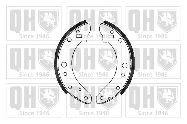 Handler.Part Brake shoe set QUINTON HAZELL BS541 1