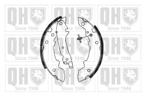 Handler.Part Brake shoe set QUINTON HAZELL BS568 1