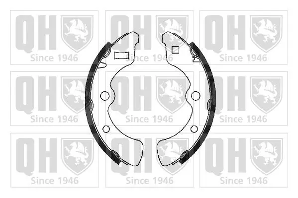 Handler.Part Brake shoe set QUINTON HAZELL BS600 1