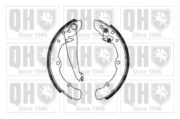 Handler.Part Brake shoe set QUINTON HAZELL BS602 1