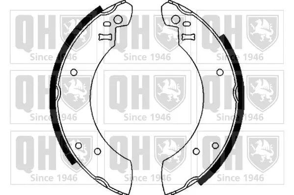 Handler.Part Brake shoe set QUINTON HAZELL BS606 1