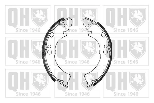 Handler.Part Brake shoe set QUINTON HAZELL BS610 1