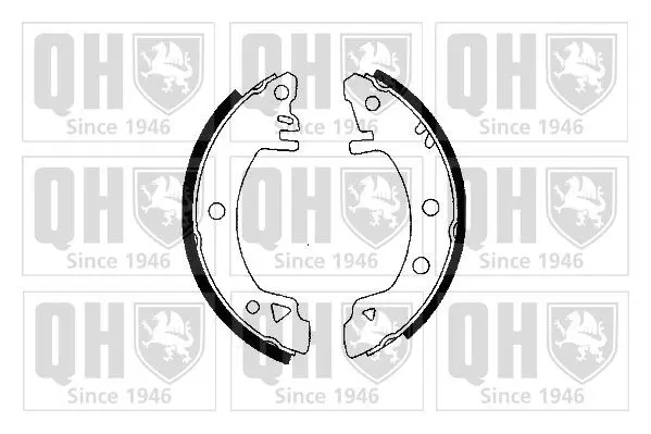 Handler.Part Brake shoe set QUINTON HAZELL BS631 1