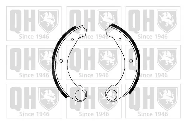 Handler.Part Brake shoe set QUINTON HAZELL BS651 1