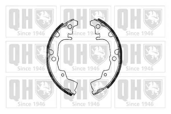 Handler.Part Brake shoe set QUINTON HAZELL BS690 1