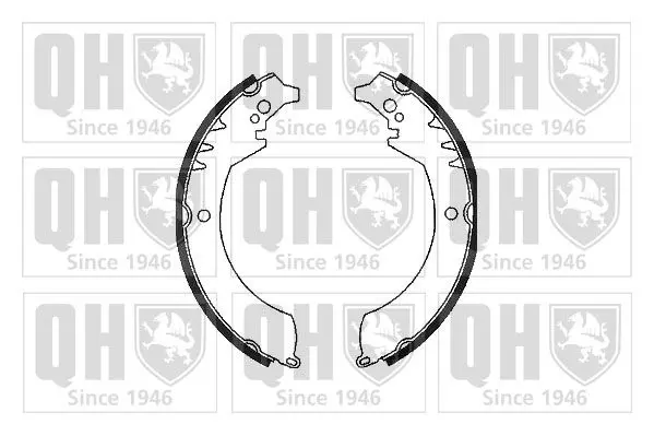 Handler.Part Brake shoe set QUINTON HAZELL BS730 1