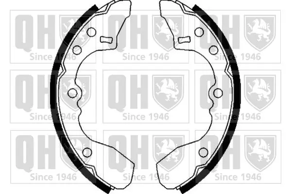 Handler.Part Brake shoe set QUINTON HAZELL BS736 1