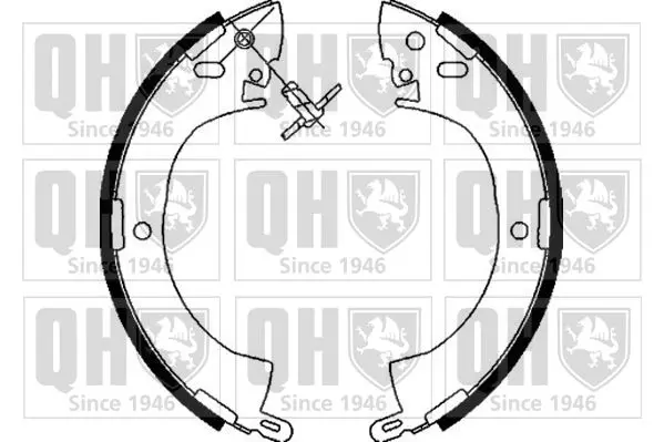 Handler.Part Brake shoe set QUINTON HAZELL BS741 1