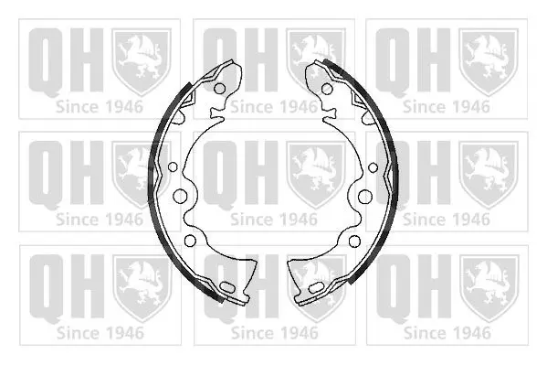 Handler.Part Brake shoe set QUINTON HAZELL BS743 1