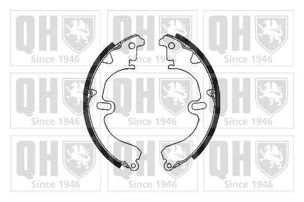 Handler.Part Brake shoe set QUINTON HAZELL BS770 1