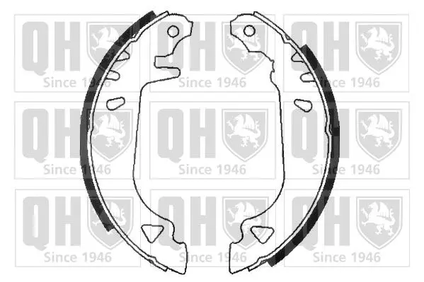 Handler.Part Brake shoe set QUINTON HAZELL BS775 1