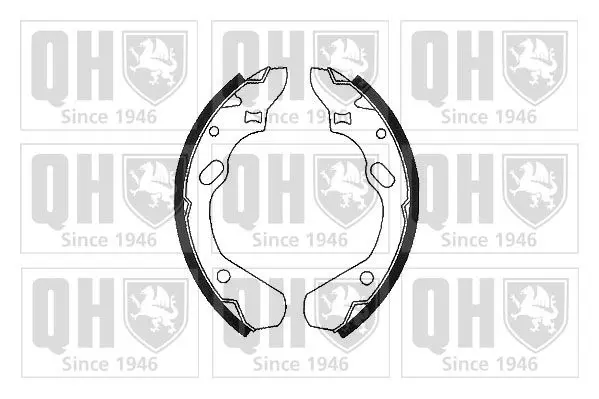 Handler.Part Brake shoe set QUINTON HAZELL BS788 1