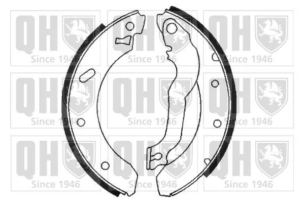 Handler.Part Brake shoe set QUINTON HAZELL BS808 1