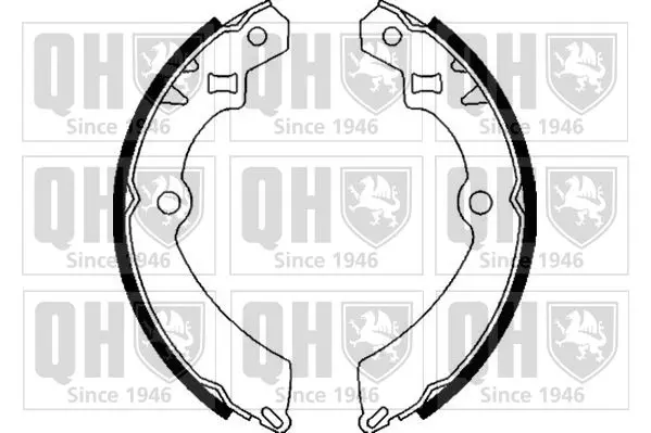 Handler.Part Brake shoe set QUINTON HAZELL BS823 1